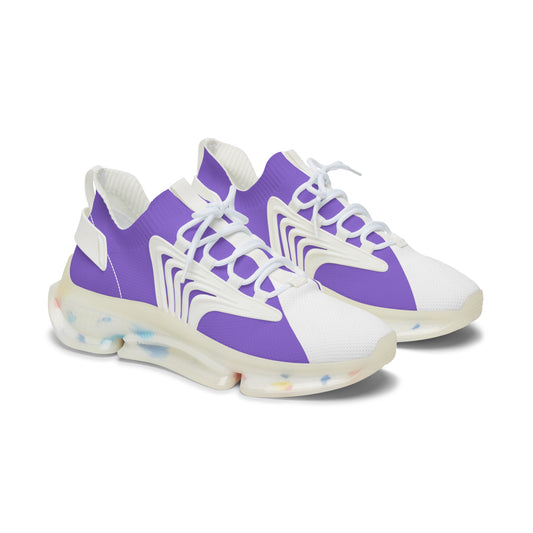 Women's Purple Mesh Athletic Sneakers