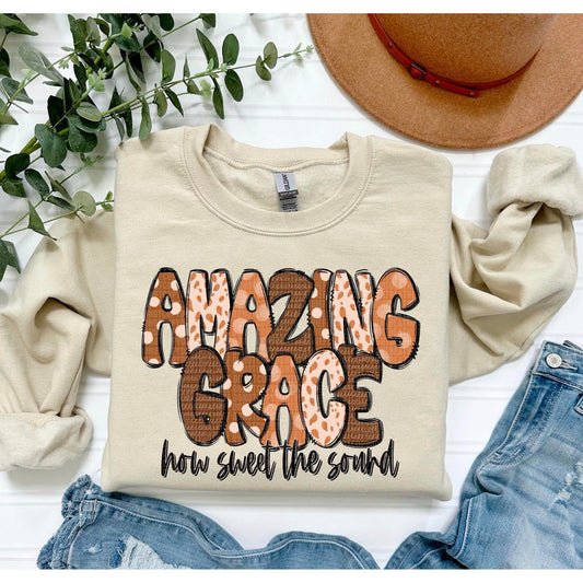 Fall Colors Amazing Grace Unisex Sweatshirt