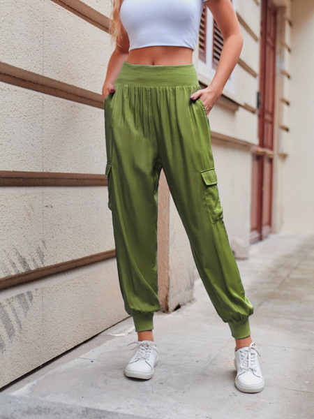 Pantalones deportivos casuales de moda para mujer