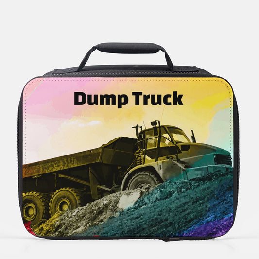 Dump Truck Insulated Lunch Box with Zipper