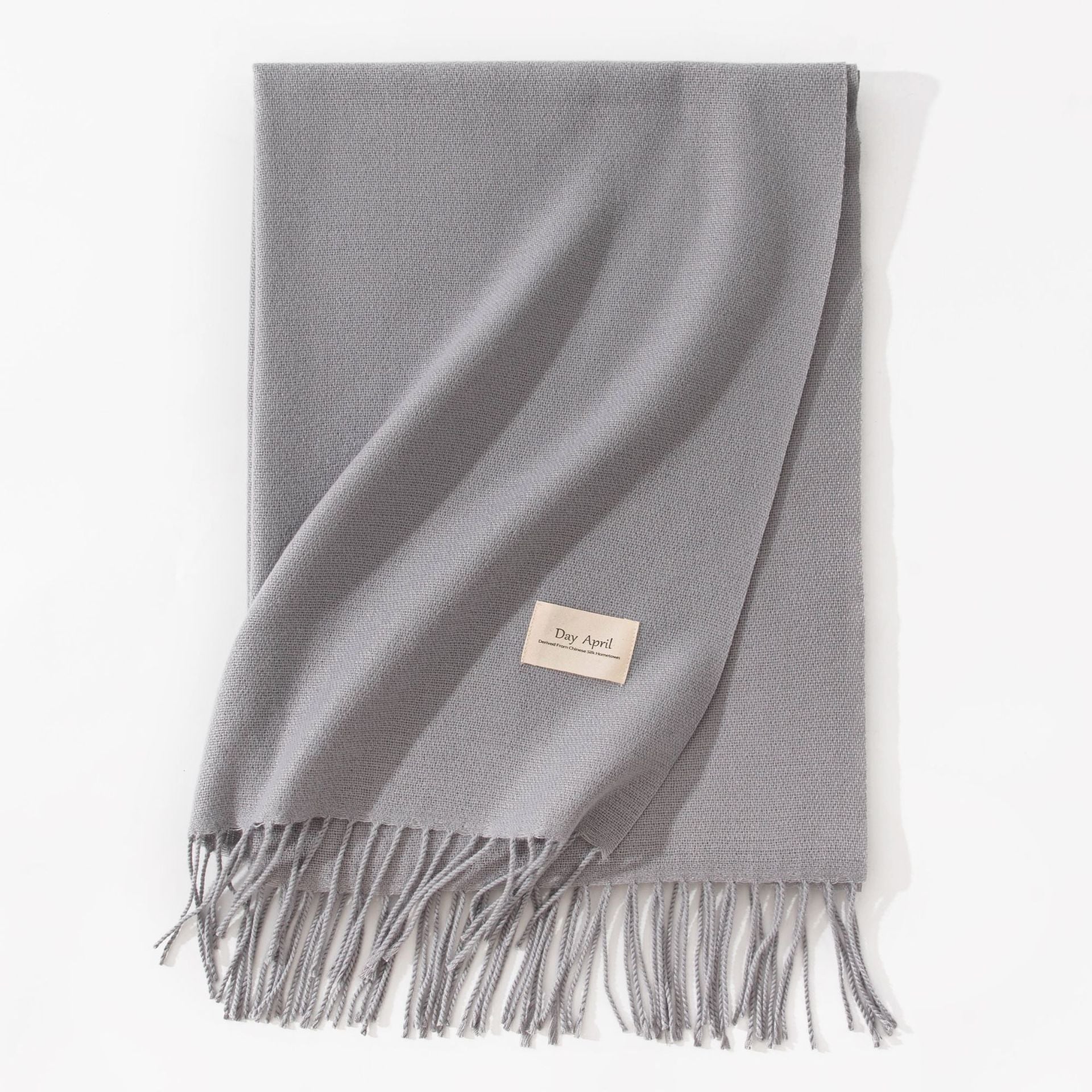 Women's Pure Color Faux Cashmere Winter Scarf