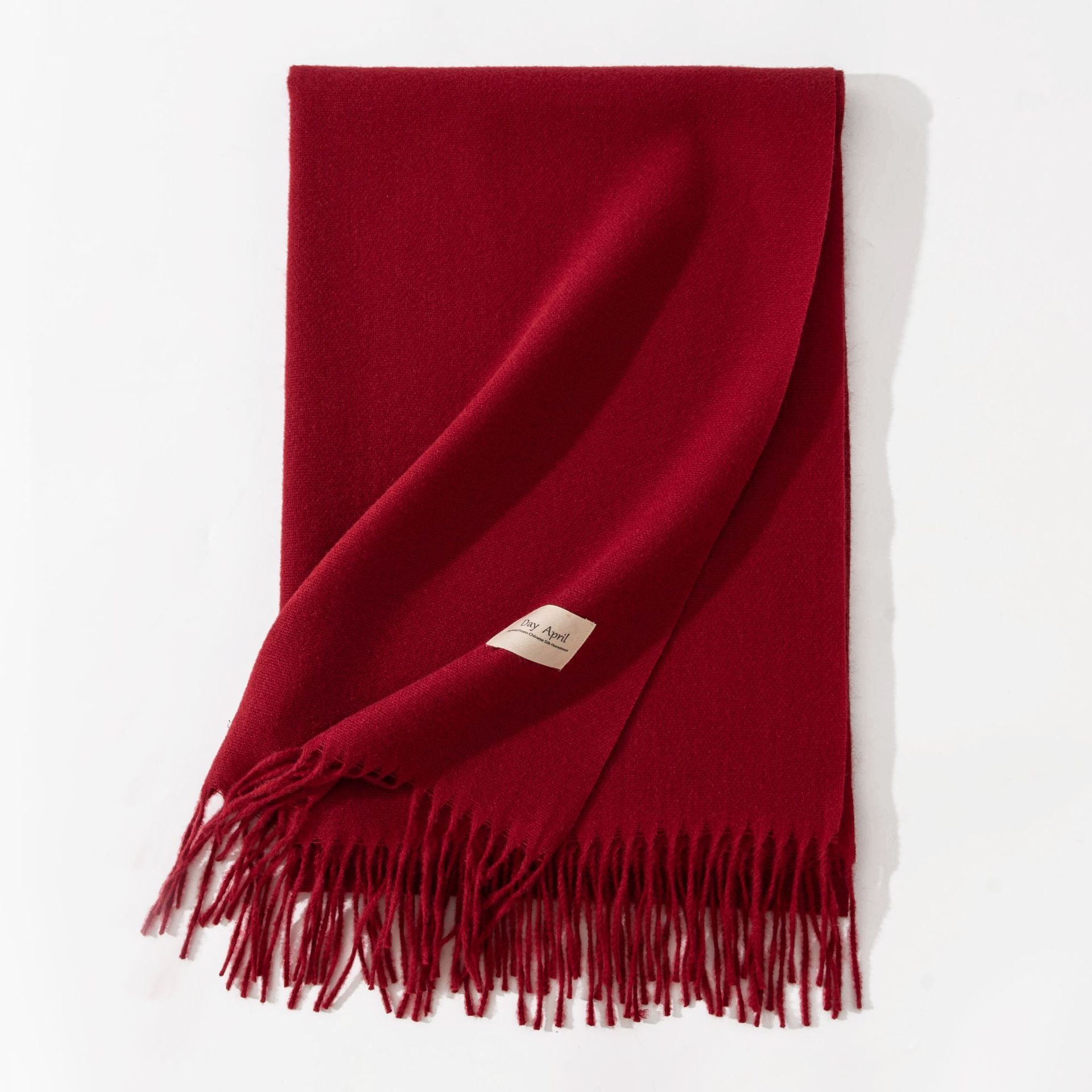 Women's Pure Color Faux Cashmere Winter Scarf