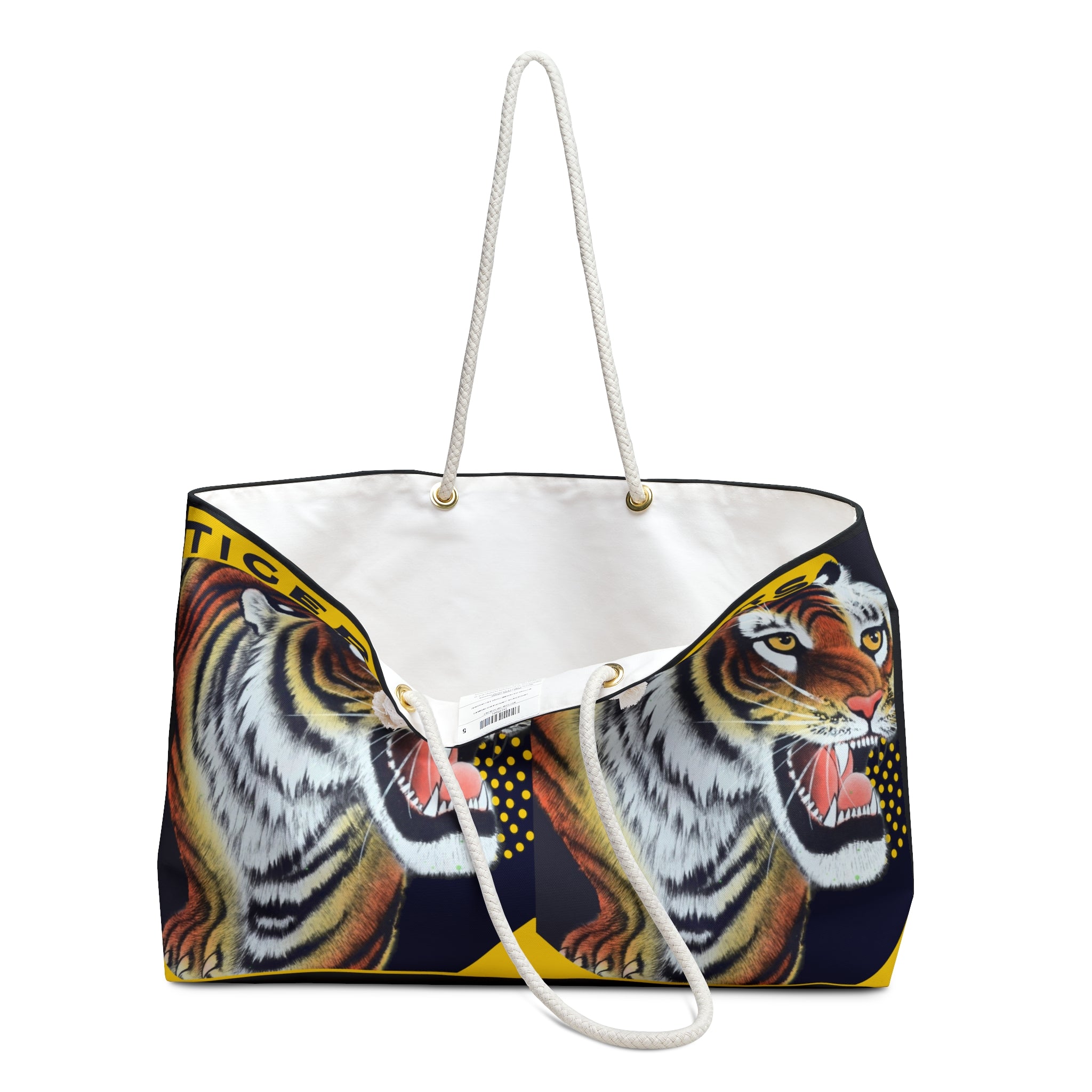 Tiger Mascot Sport Team Weekender Bag - Shell Design Boutique