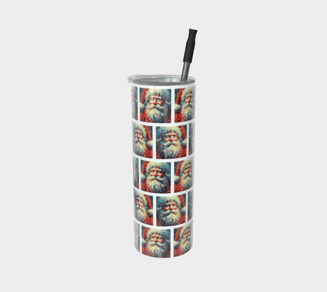 Santa Claus Holiday Stainless Steel 20 oz Tumbler