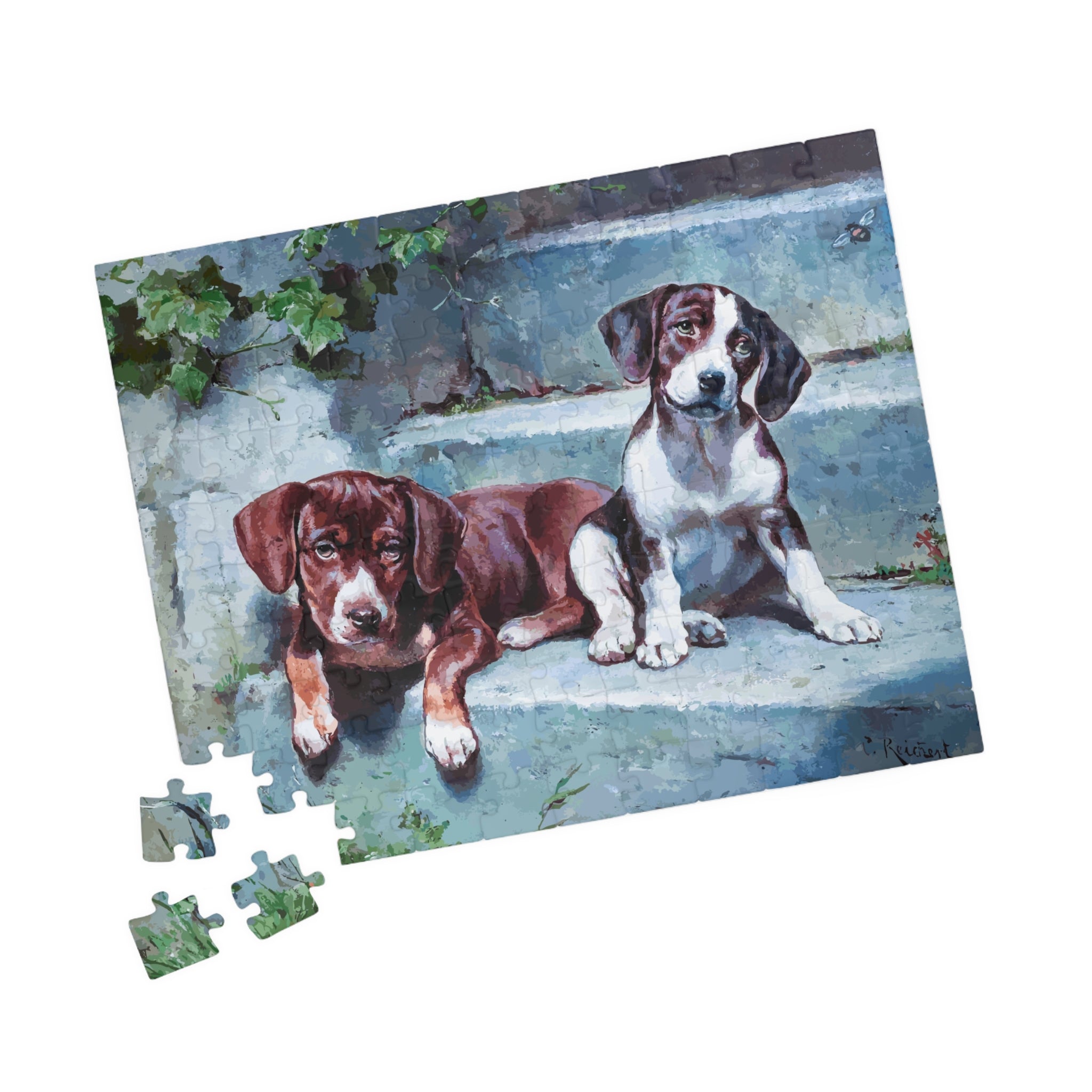 Puzzled Puppies Puzzle (110, 252, 520, 1014-piece)