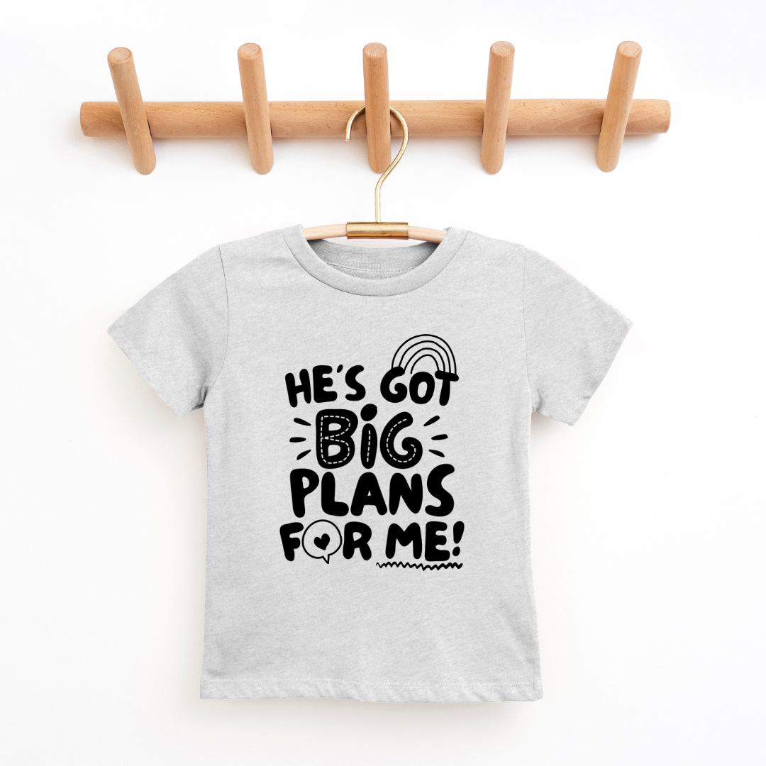 He's Got Big Plans For Me Youth & Toddler Graphic T-shirt