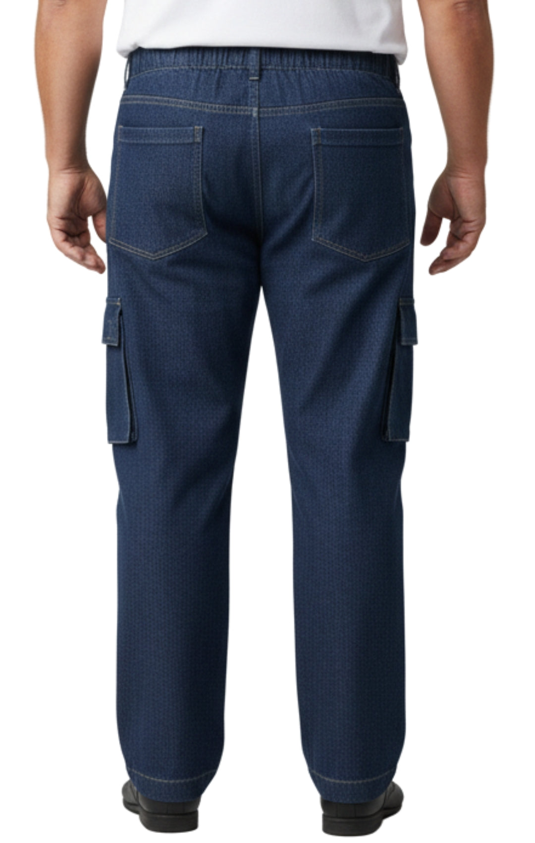 Men's Lightweight Double Cargo Pocket Pull-On Jeans