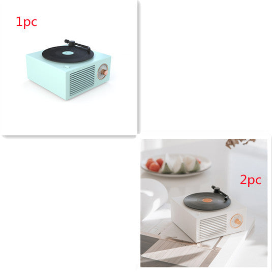 Mini Portable Retro Phonograph Wireless Bluetooth Speaker