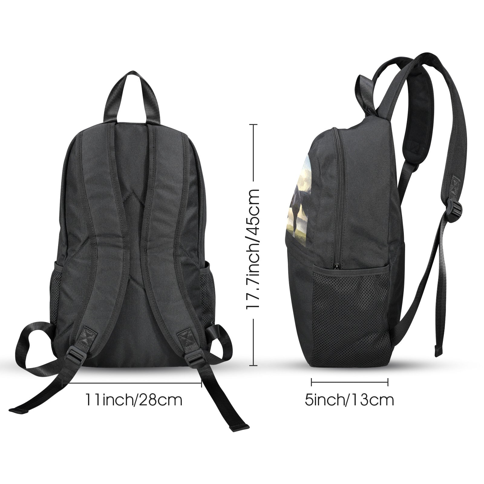 Wild & Free Casual Backpack (Upper Part Printing) (Model 1753)