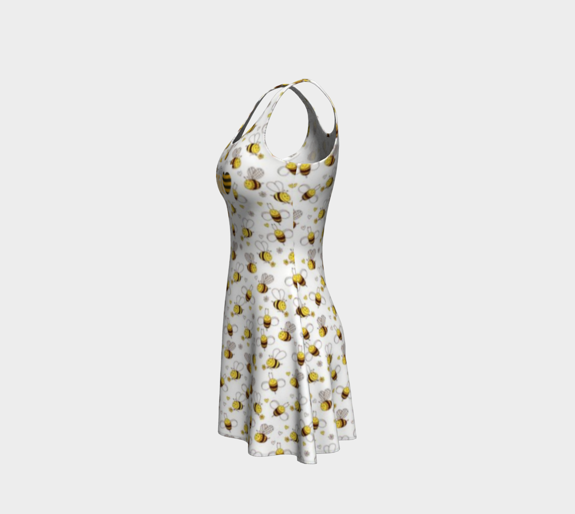 Bee-Youtiful Honey Bees Short Flare Dress