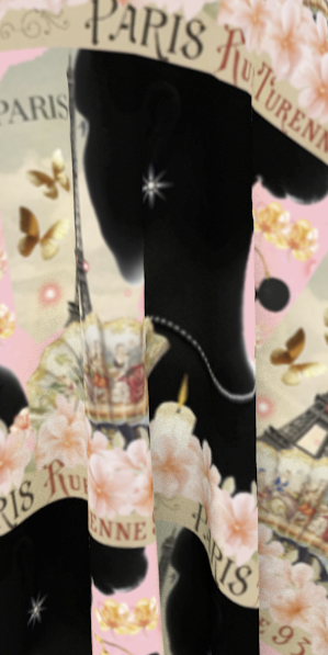 Eiffel Tower French Model Design One Size Wrap Skirt