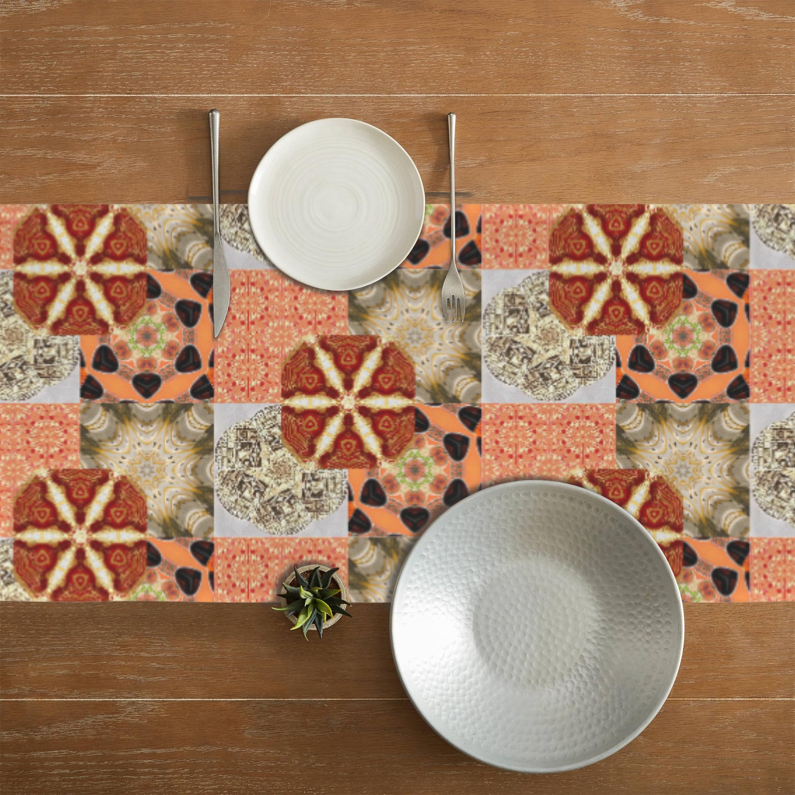 Heritage Revival Quilt Design Table Runner - 72