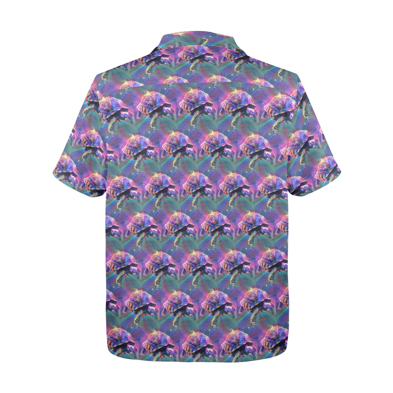 Turbo Turtle Power Men's All Over Print Hawaiian Shirt (Made in USA)