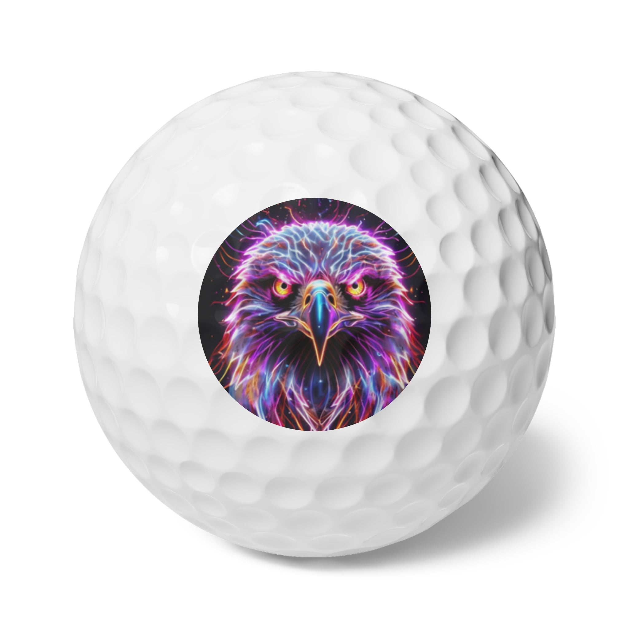 Electric Eagle Golf Balls - 6pcs