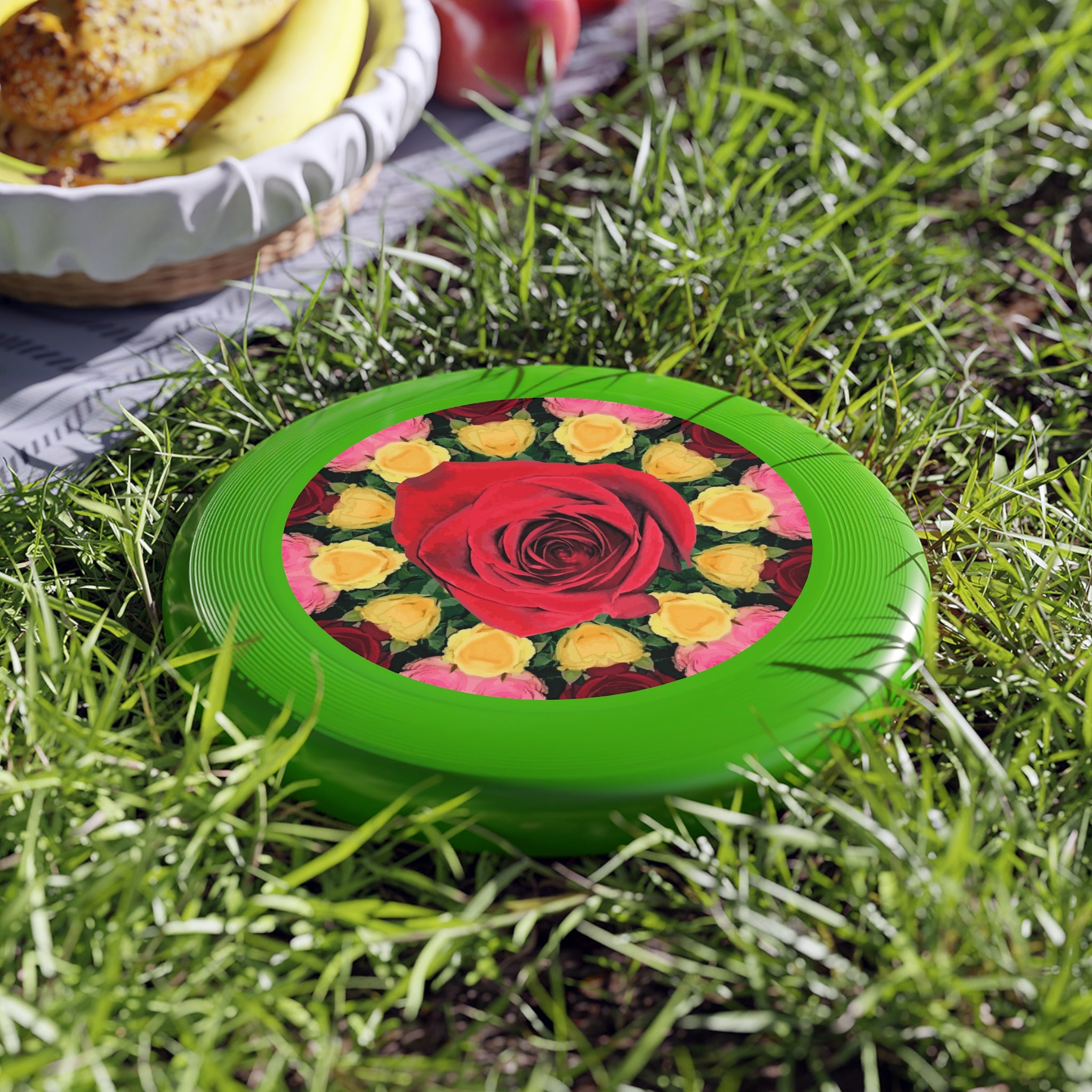 Red Roses Wham-O Frisbee