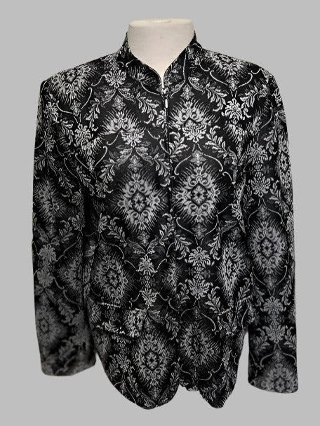 Samantha Grey Black & White Jacket - size 12