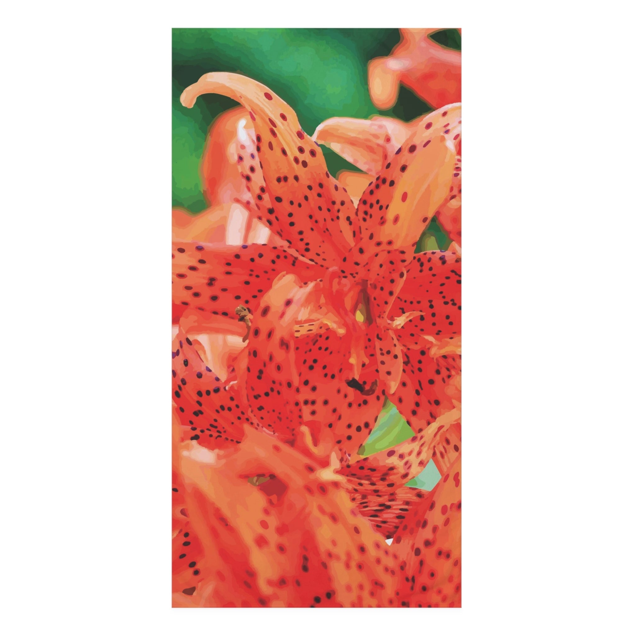 Orange Tiger Lily Bathroom Bundle