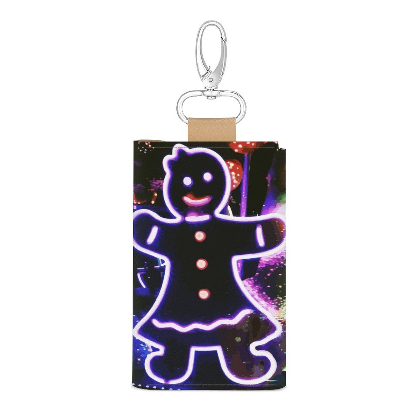 Christmas Designs Leather Card Holder & Key Ring