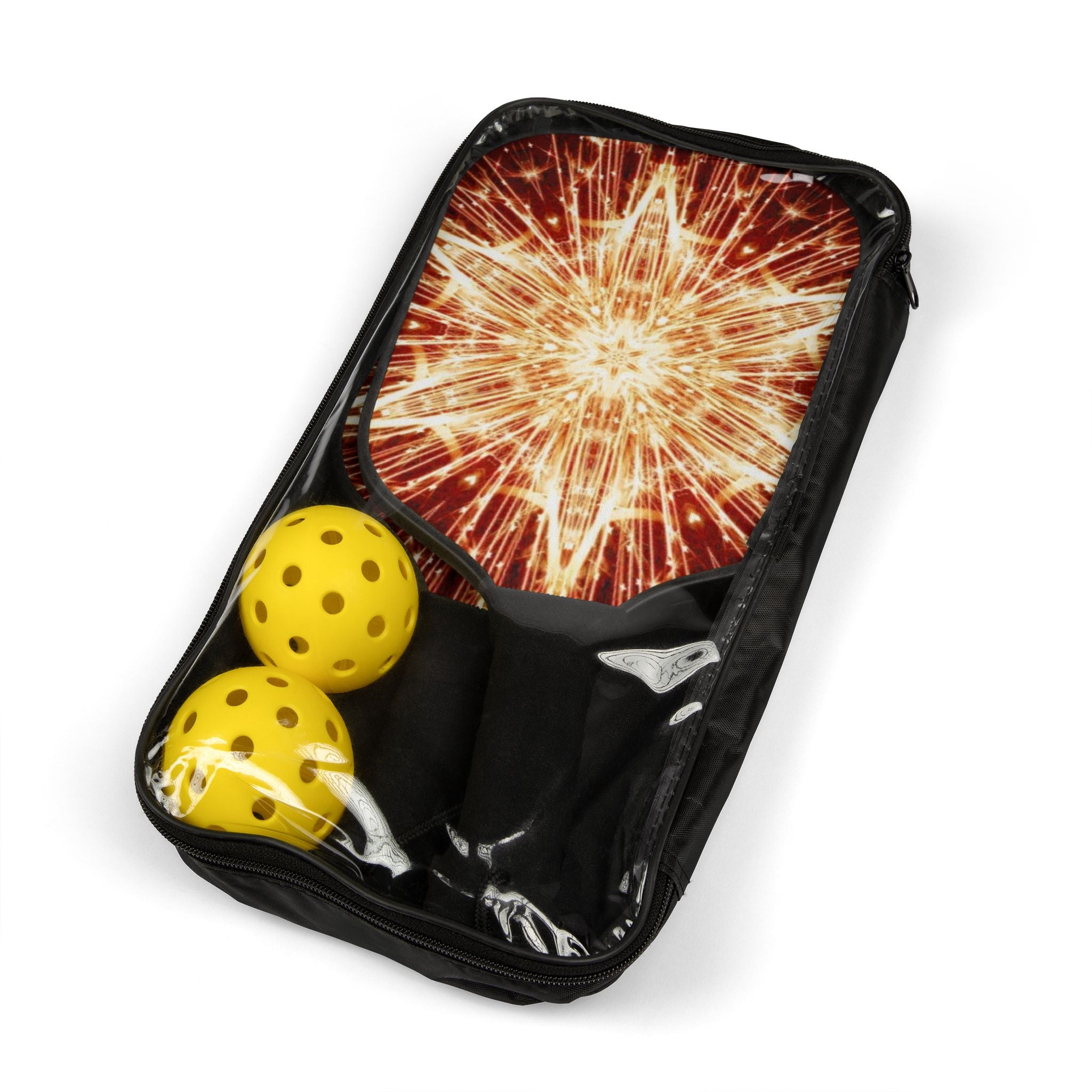 Fiery Star Custom Pickleball Kit including Balls and Paddles