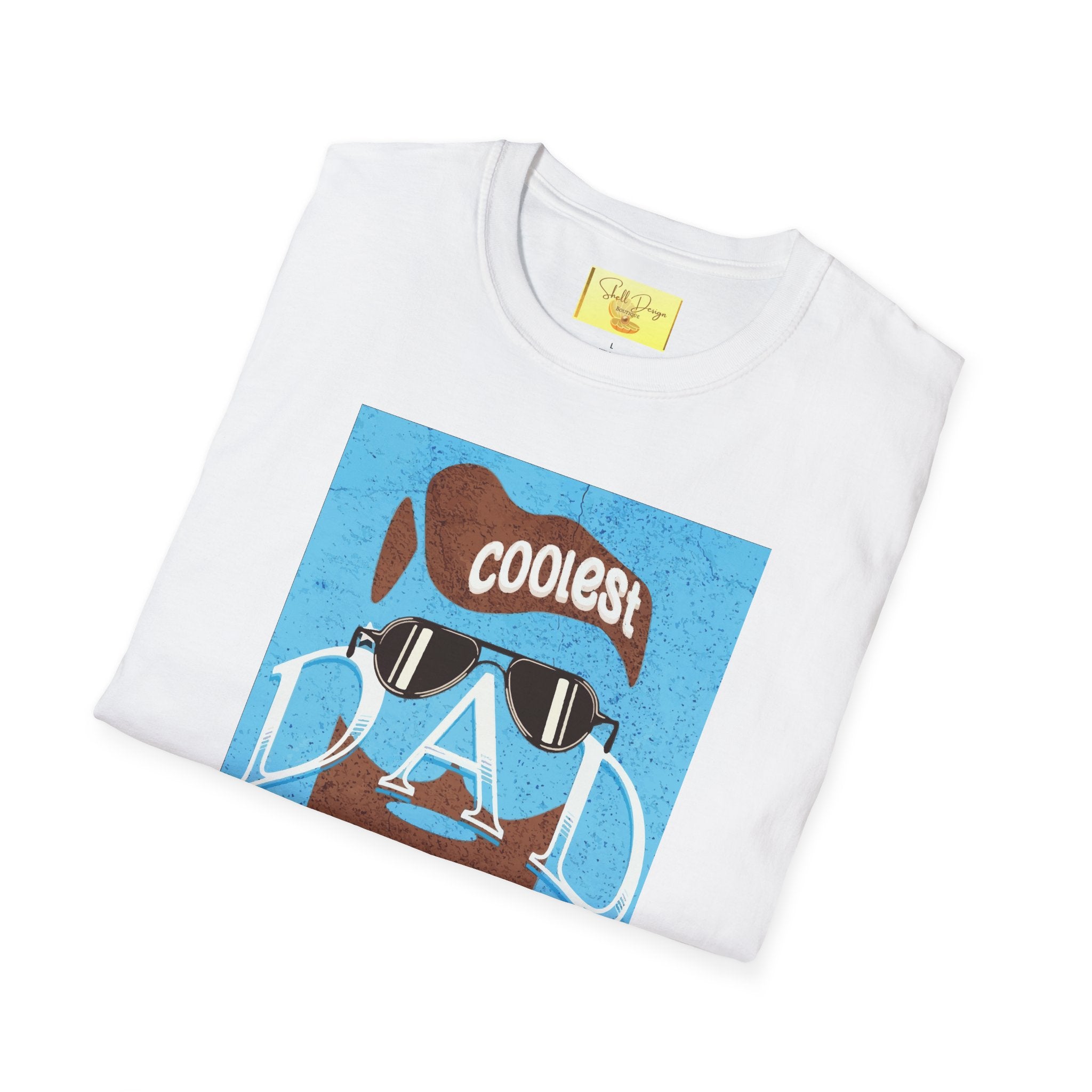 Men's Coolest Dad Ever Softstyle Graphic T-Shirt