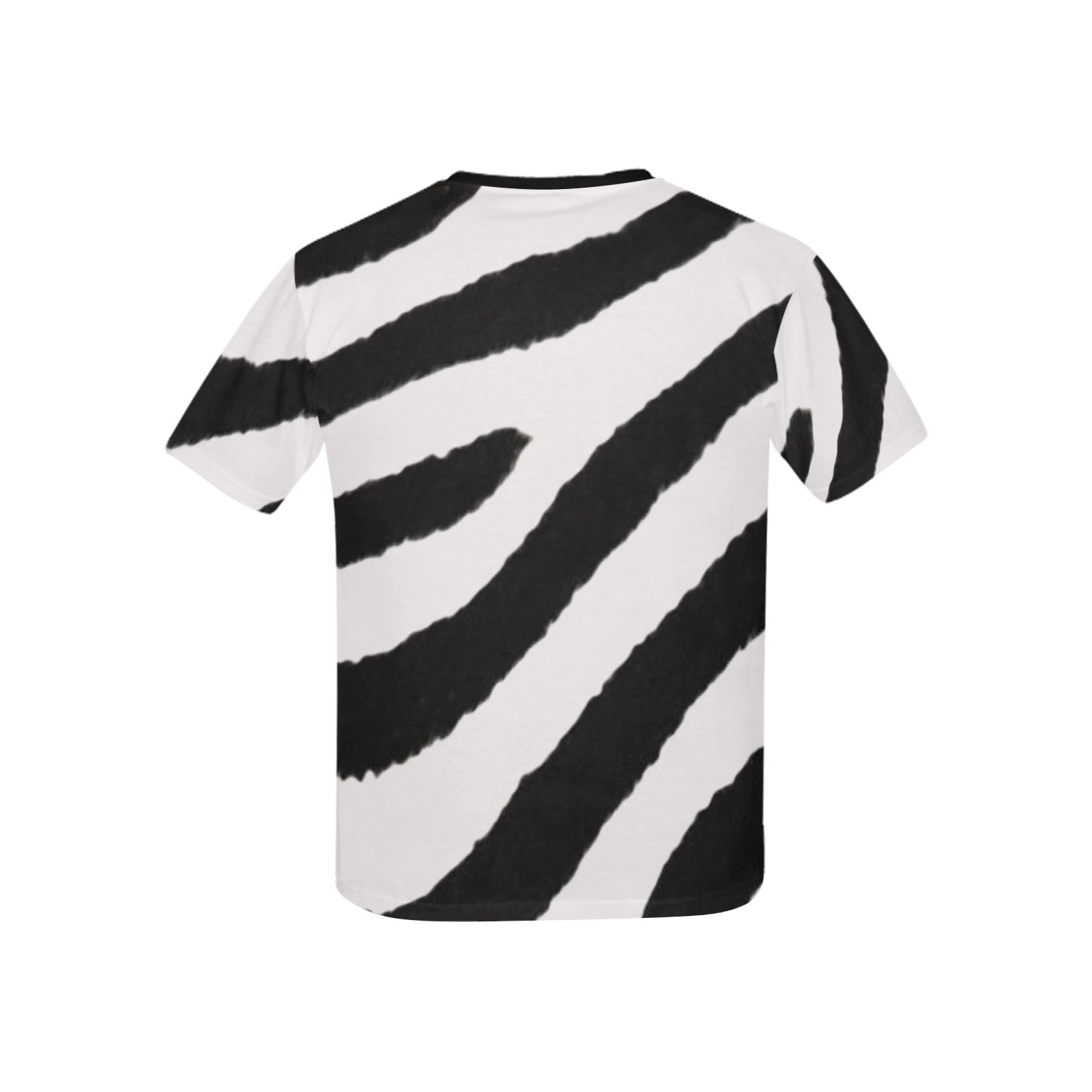 Child's Zebra Stripes Printed T-shirt (Made in USA)