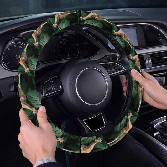 Tall Giraffe Steering Wheel Cover Steering Wheel Cover with Elastic Edge