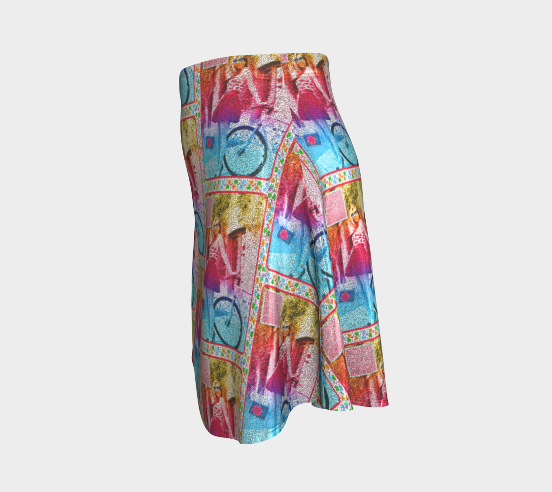 Know Your Worth Then Charge Taxes Flared Skirt