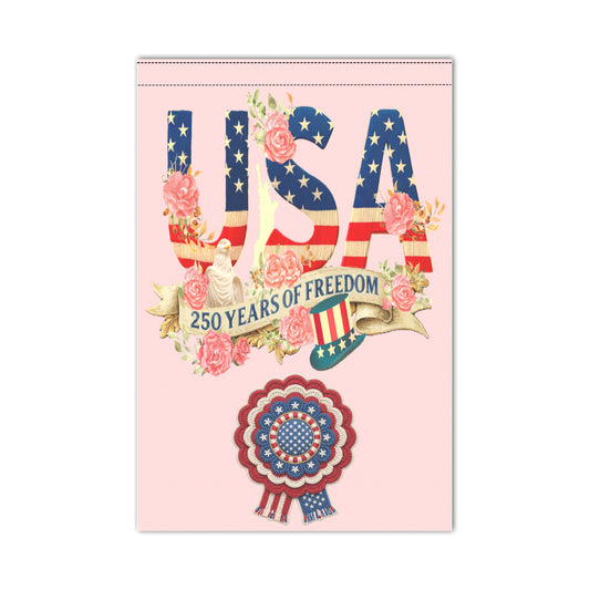 USA 250 Years Garden Flag 12‘’x18‘’(Twin Sides)