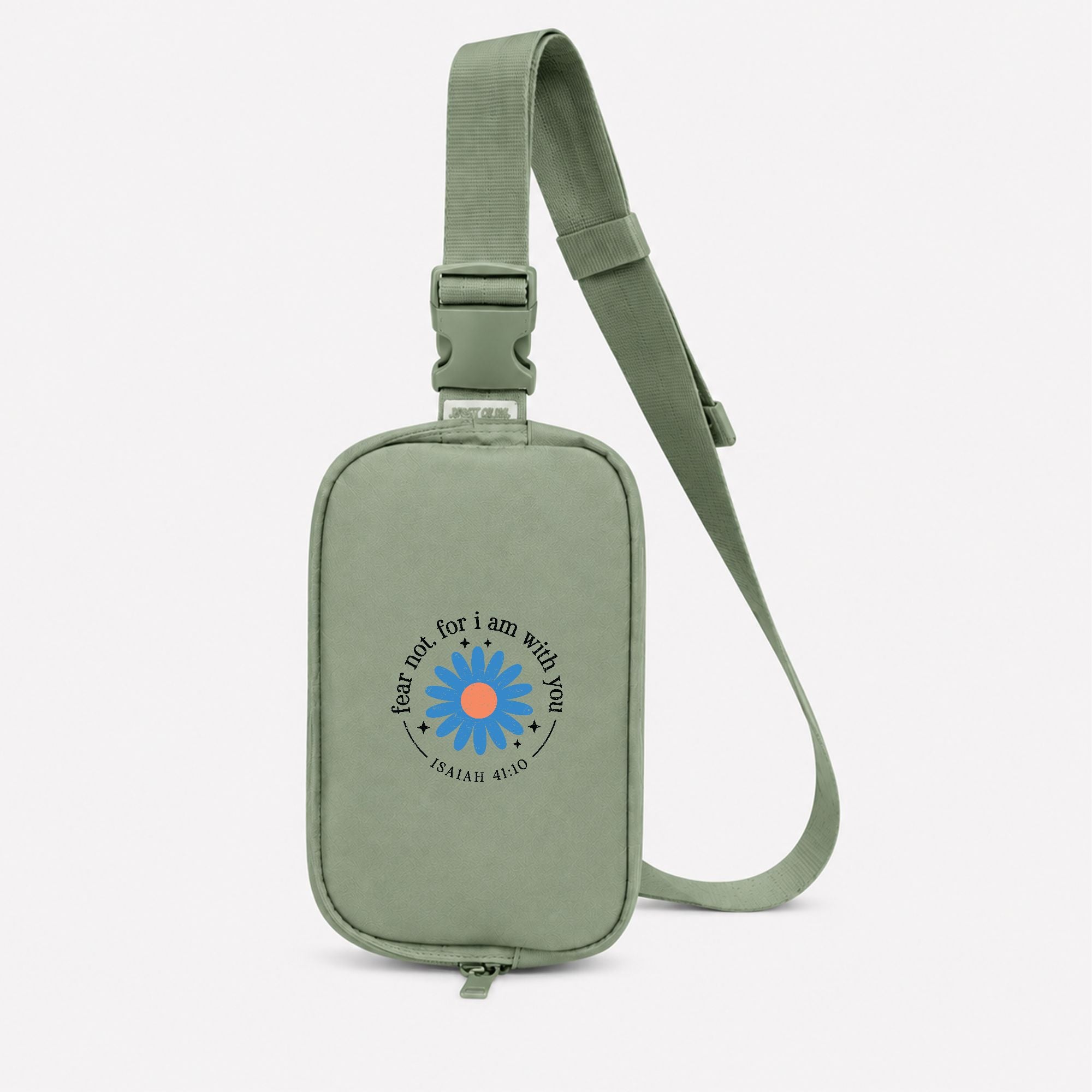Fear Not Faith Based Comfort Colors Explorer Sling Bag