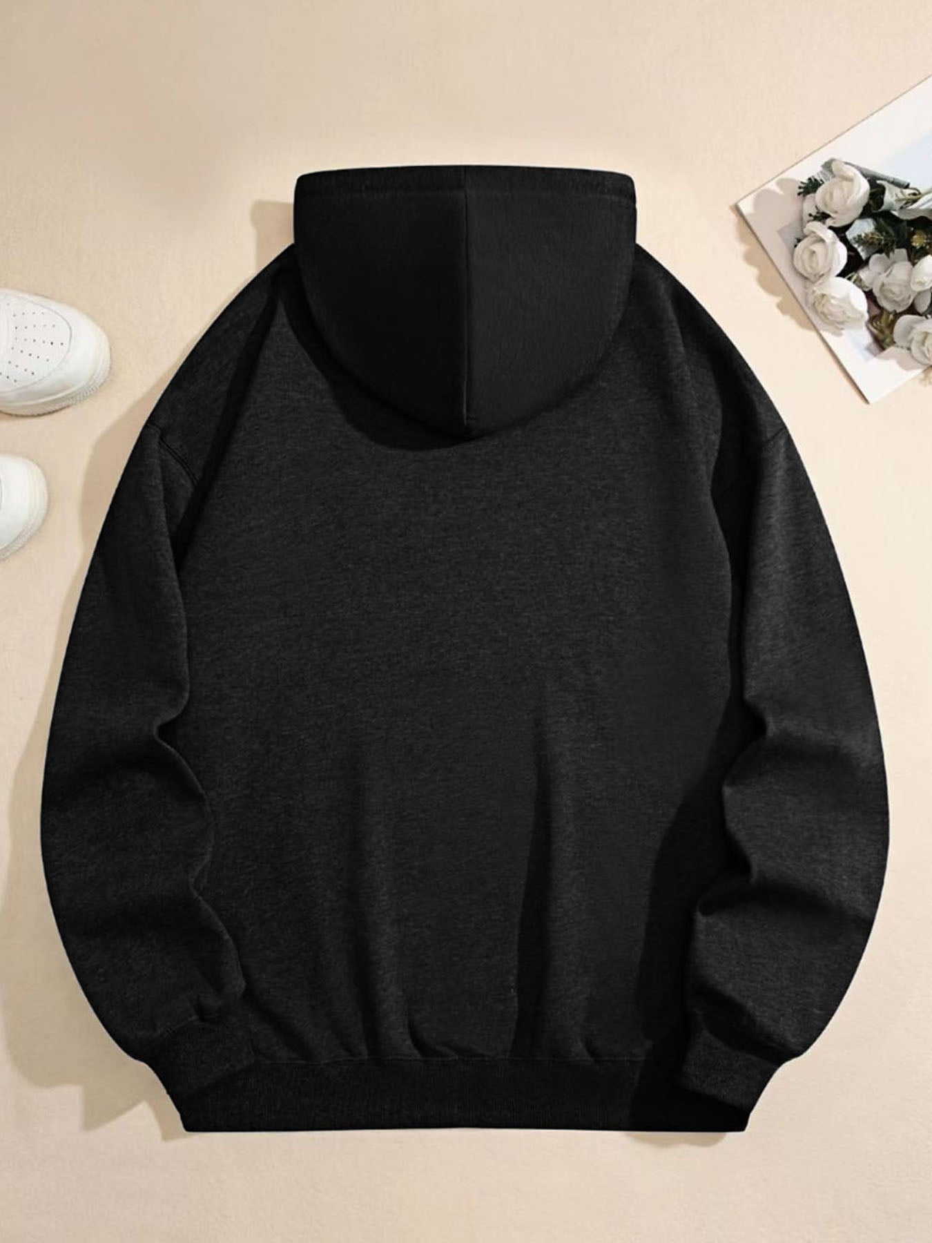 Just a Girl Who Loves Fall Pumpkins Hoodie Sweatshirt with Drawstring (Dual-sided Printing)