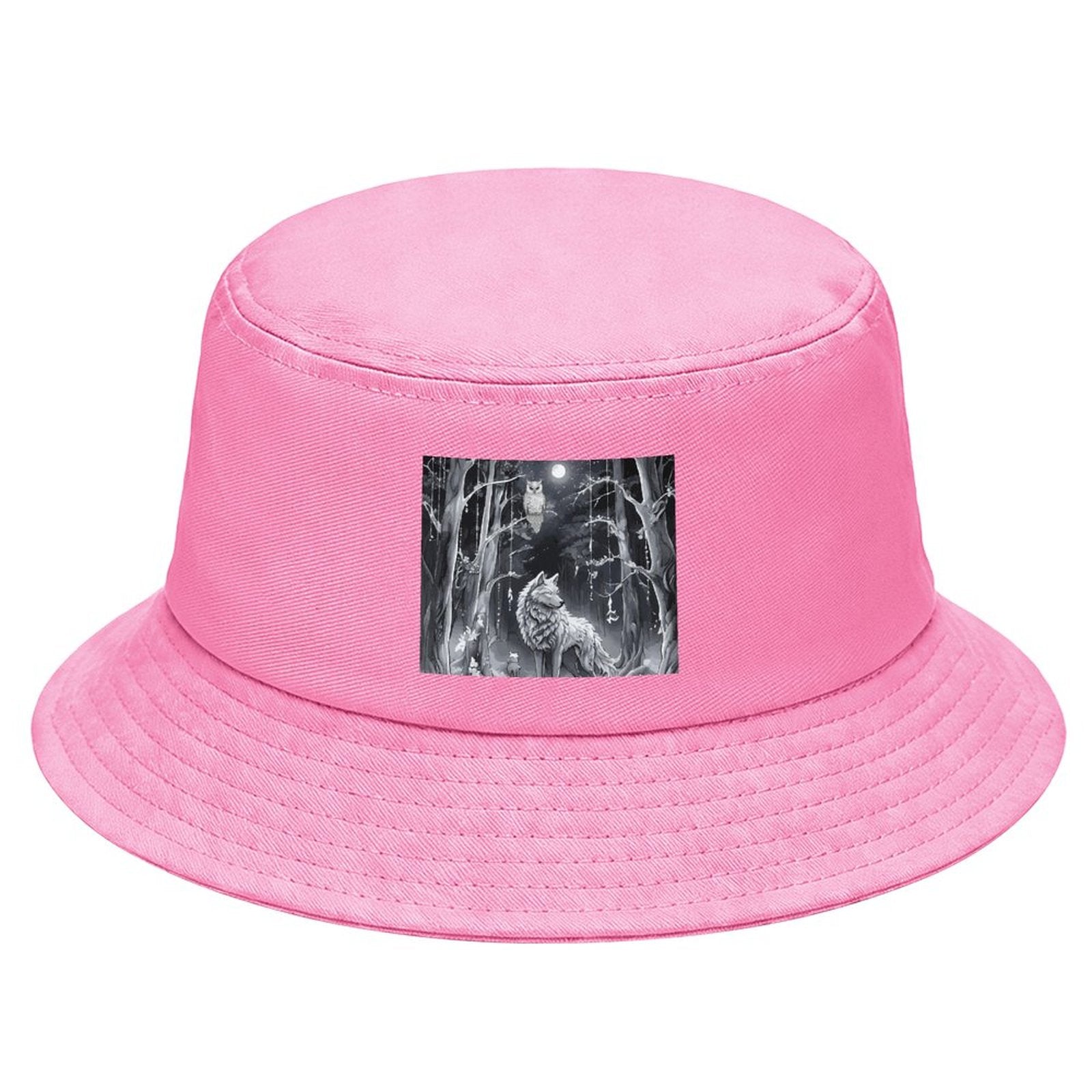 Ethereal Wolf Children’s Bucket Hat (Front Printing)