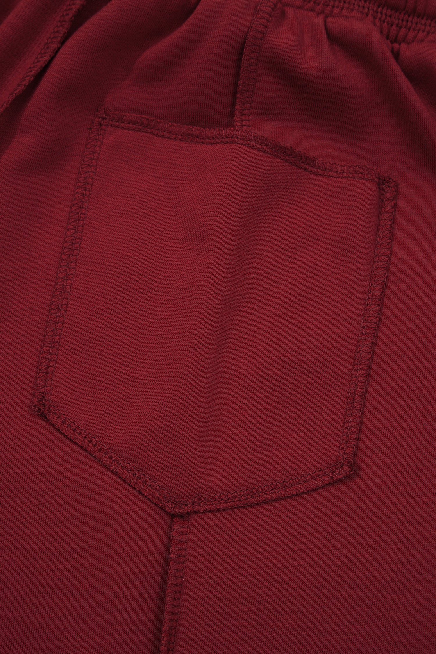 Rose Red Drop Shoulder Boxy Tee and Barrel Pants Set