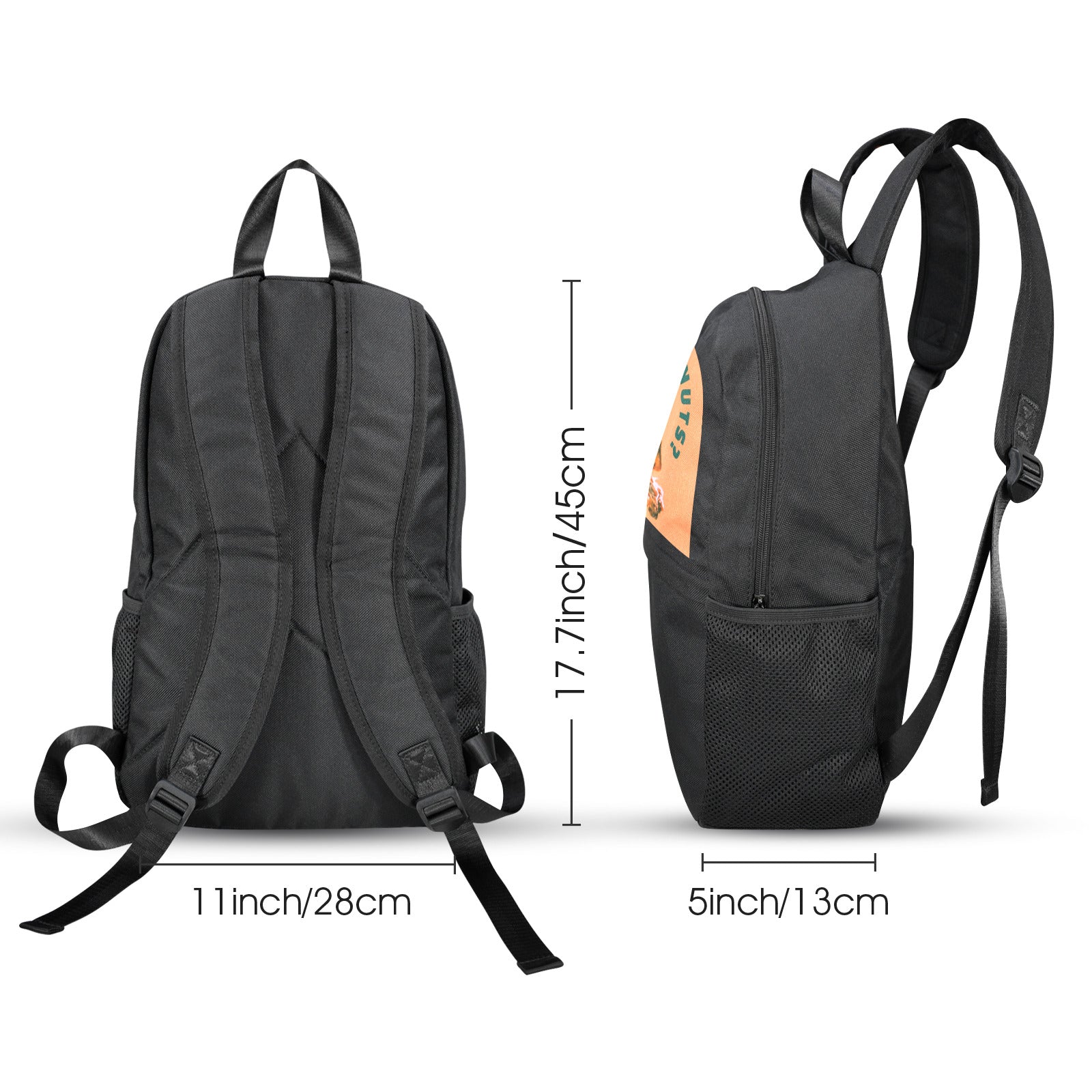 Are you nuts? Casual Backpack (Upper Part Printing) (Model 1753)