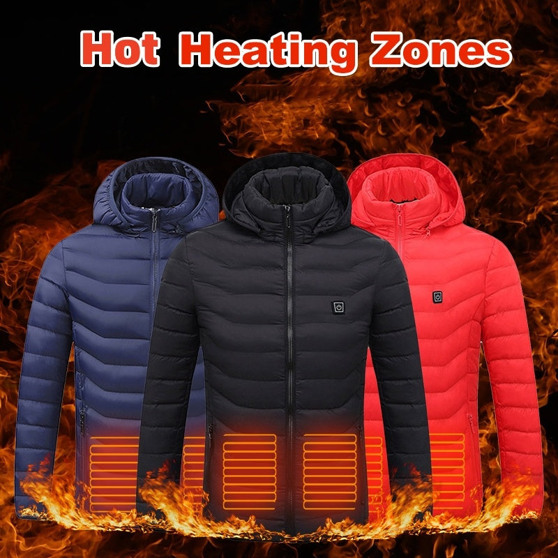 Men's USB Electric Heated Thermal Winter Coat