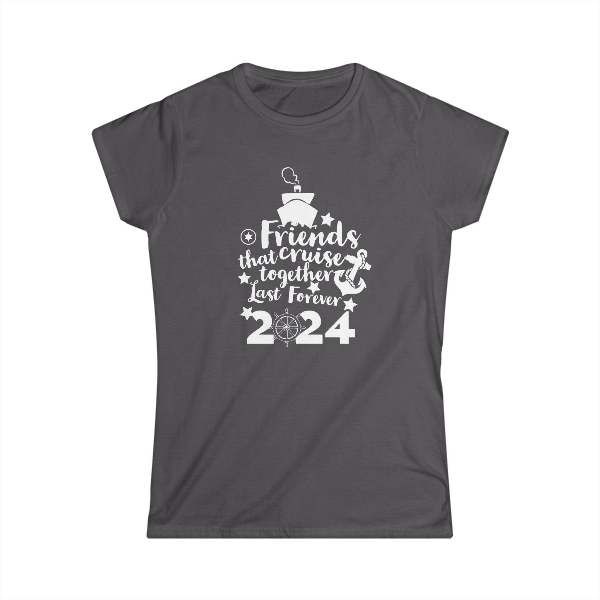 Women's Cruisin' Friends Softstyle T-shirt - Shell Design Boutique