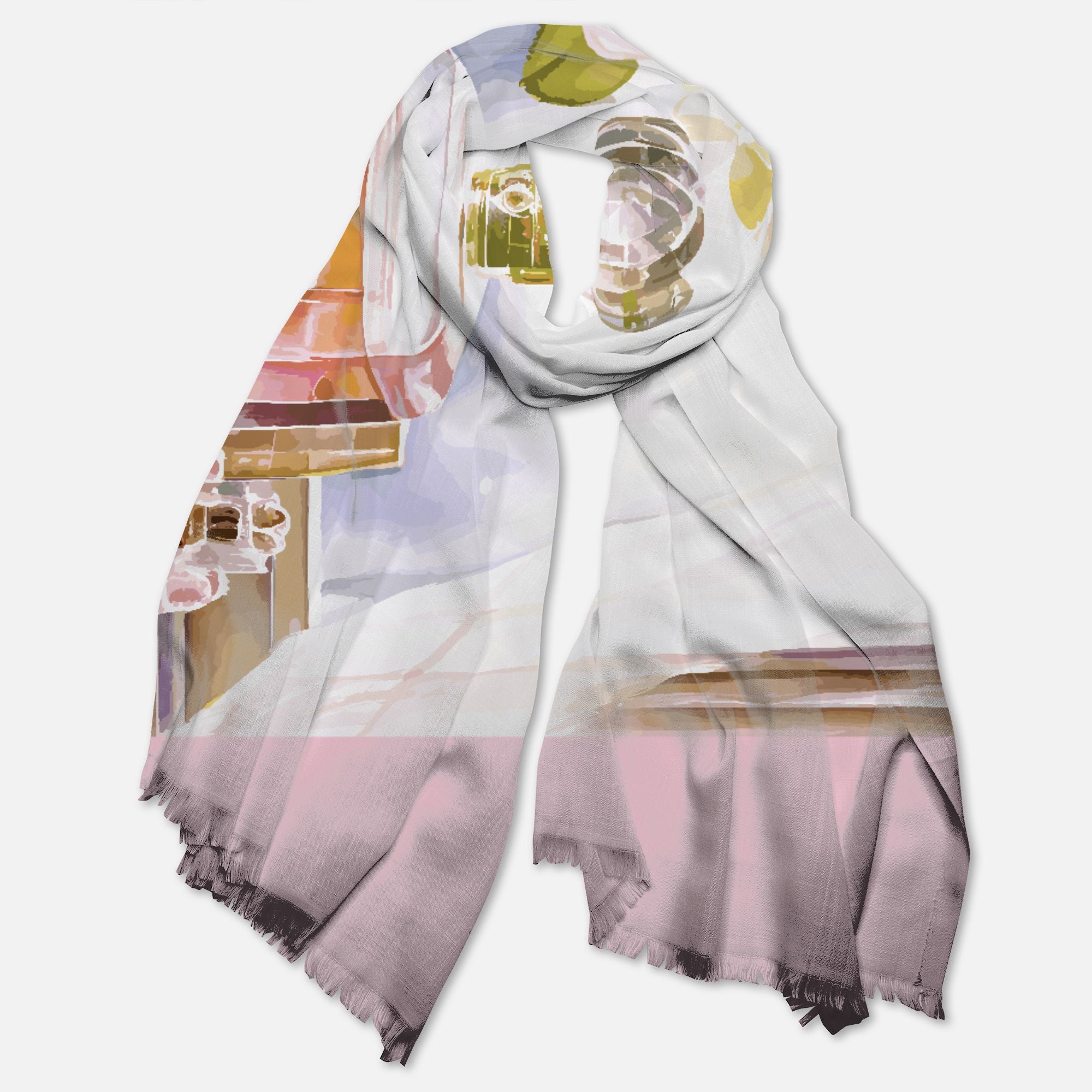 Pink Eau de Parfume Pashmina Scarf