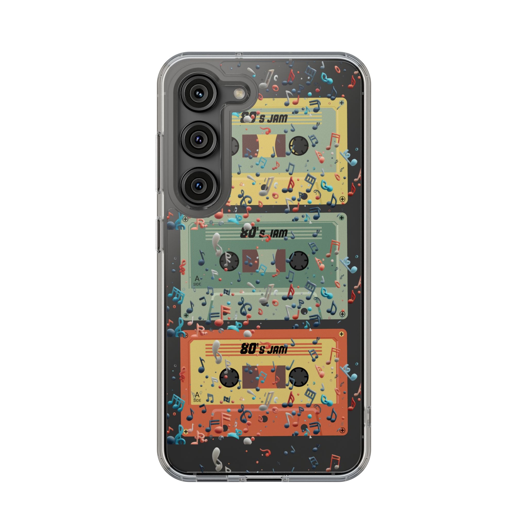 80's Jam Cassette Tapes Clear Cases