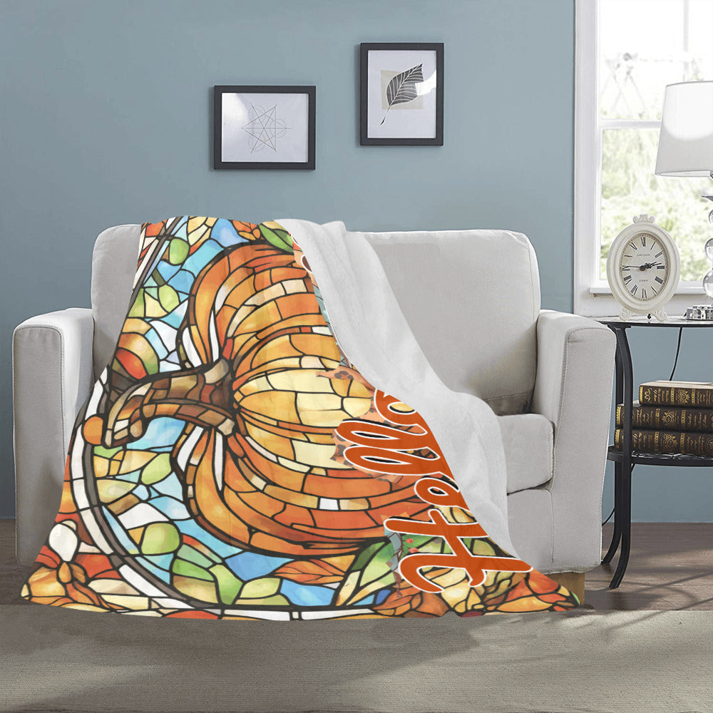 Hello Fall Ultra-Soft Micro Fleece Blanket 50