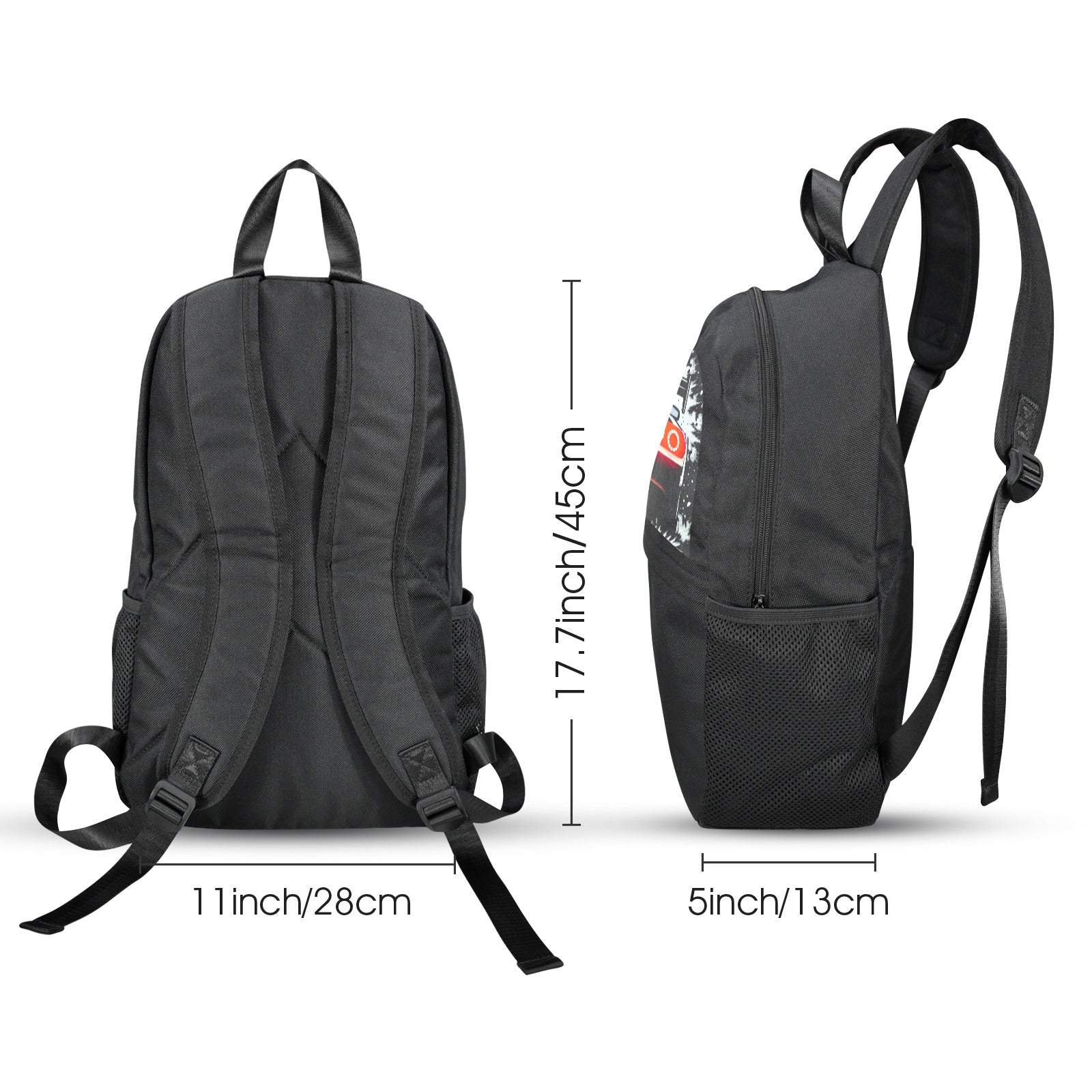 Race Car Winner Casual Backpack (Upper Part Printing) (Model 1753)