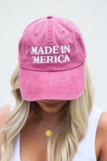 Made in Merica Vintage Washed Baseball Cap