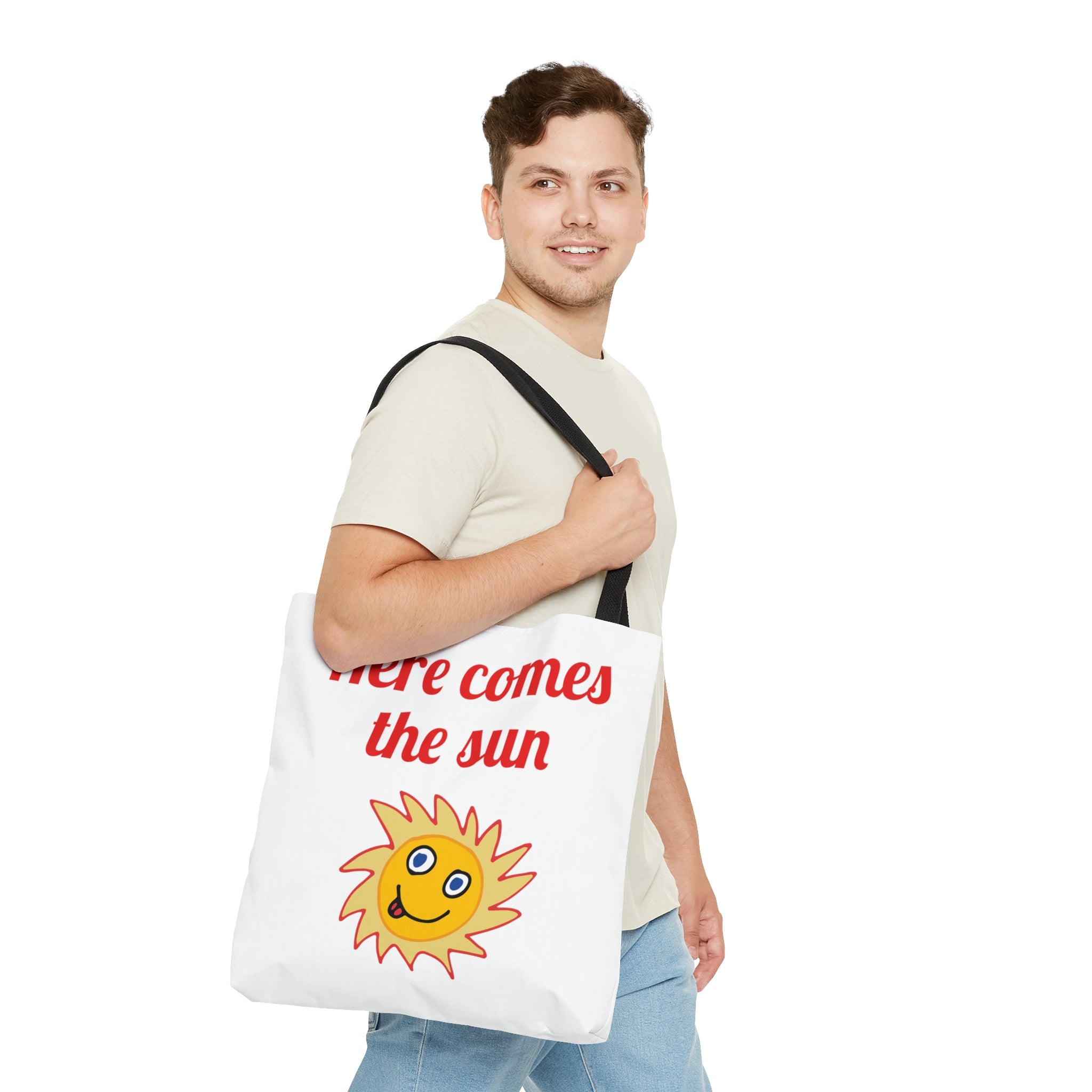 Here Comes the Sun Goofy Tote Bag - Shell Design Boutique