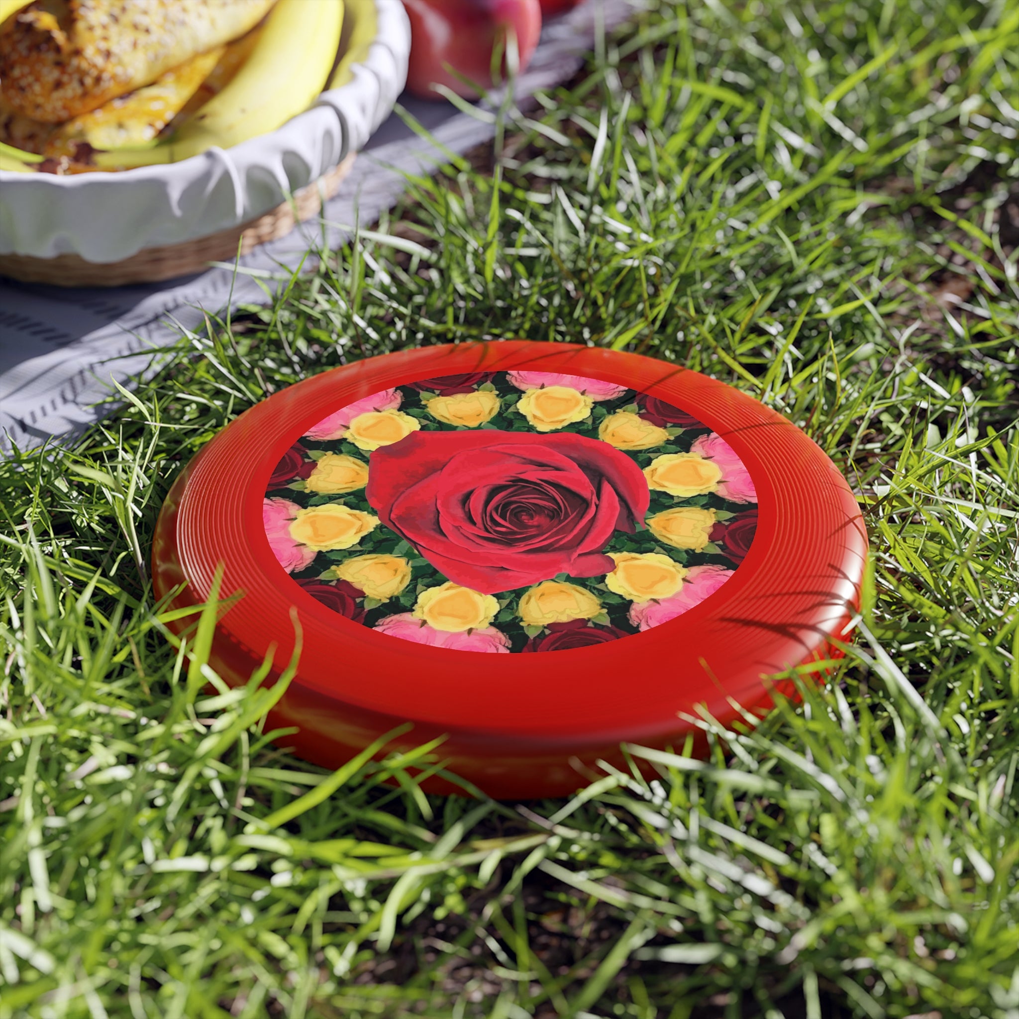 Red Roses Wham-O Frisbee