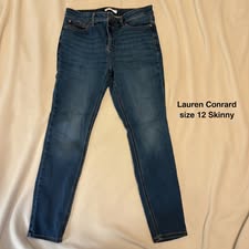 Lauren Conrad Skinny Blue Jeans - size 12