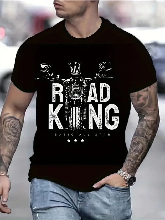 Men's Motorcycle Road King Graphic T-shirt