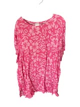 Roaman's 2-piece Pink Floral Skirt Set - size 14W