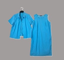 Roaman's 2-piece Blue Dress Outfit - size 18