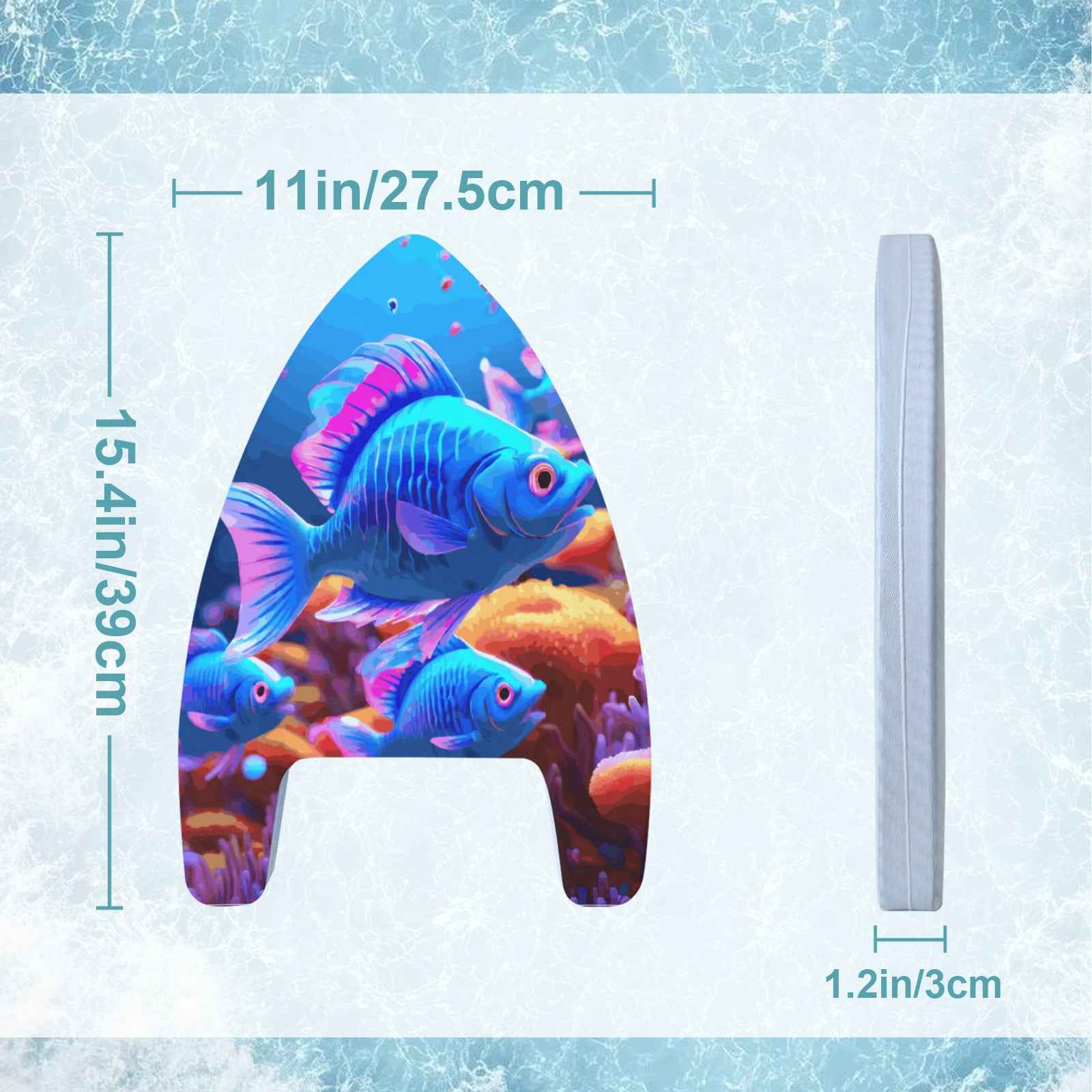 Blue Fish Arrowhead Kickboard