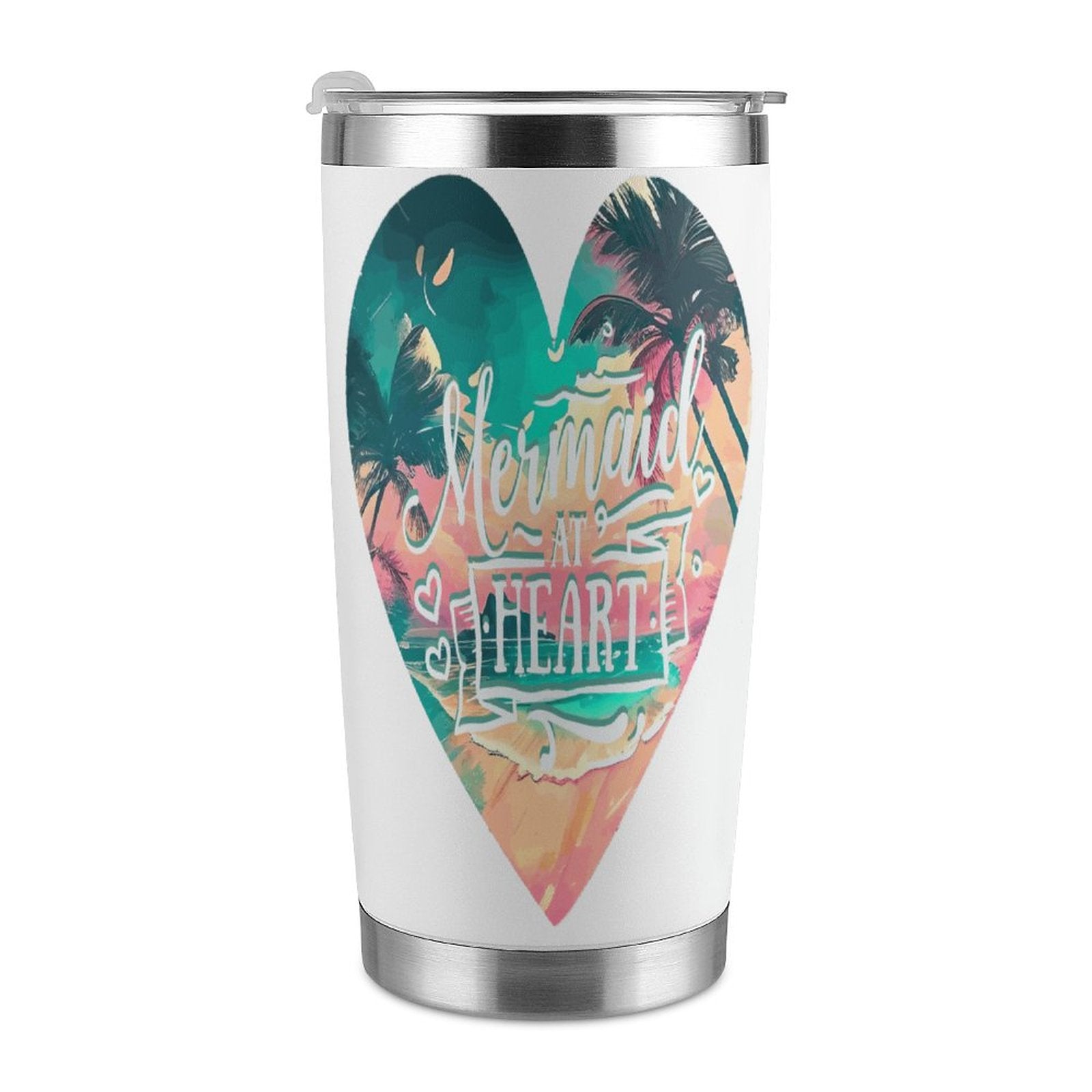 Mermaid at Heart 20oz Stainless Steel Travel Mug