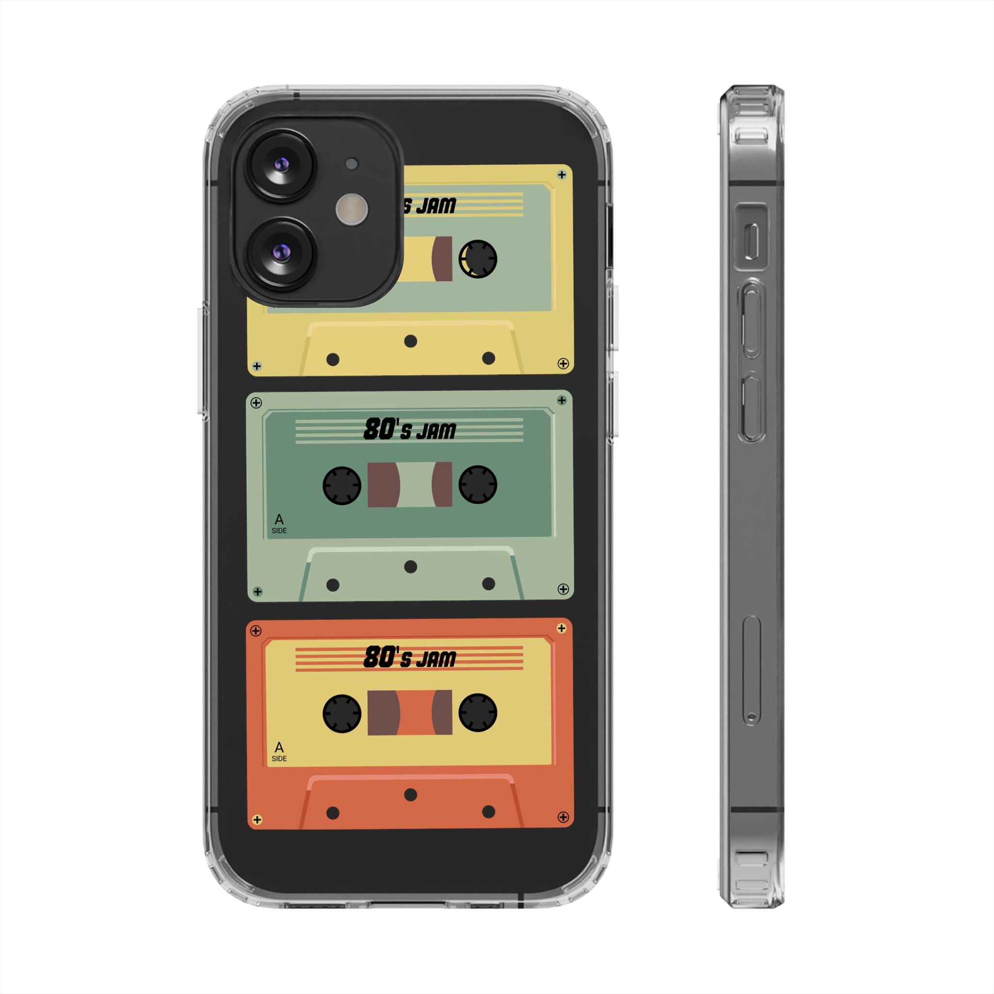 80's Jam Cassette Tapes Clear Cases