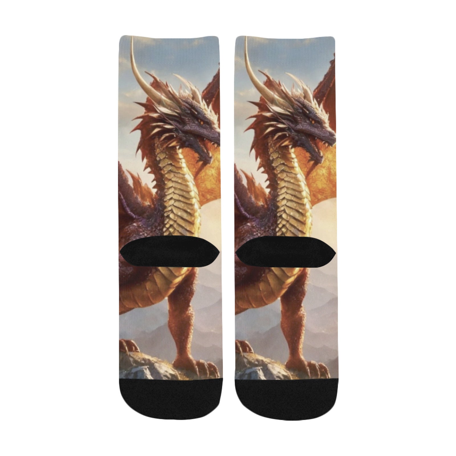 Game of Dragons Custom Socks for Kids